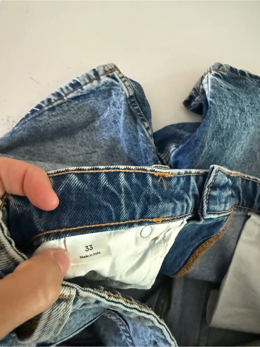 Monki Denim Shorts Sz 33